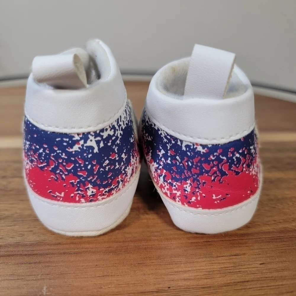 FILA Baby Sneaker Style Soft Play Crib Shoes Size 5 - 8 months